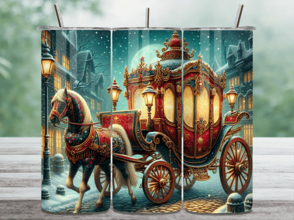 Download Vintage Royal Carriage Wood Tumbler Wrap - Wood Collection