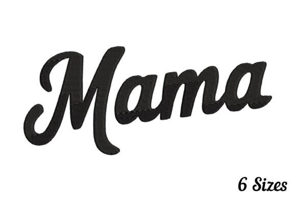 Download Cute Mama Embroidery - Mama embroidery Collection